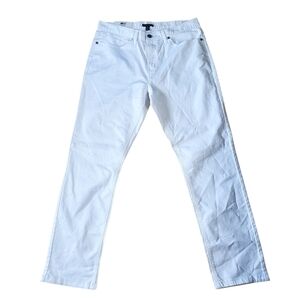 NWT Alfani Men's White Jeans Size 32x30